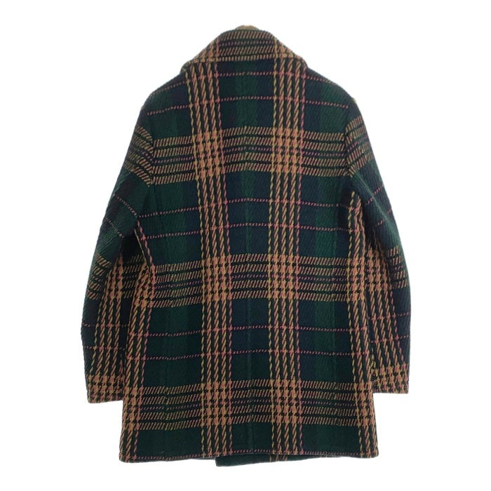 THEE HYSTERIC XXX ジィヒステリックトリプルエックス ダブルブレスト ウールコート チェック マルチカラー 06193AC04 Size M 福生店