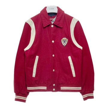 TOMMY HILFIGER トミーヒルフィガー スタジャン ウール×レザー レッド sizeS 瑞穂店