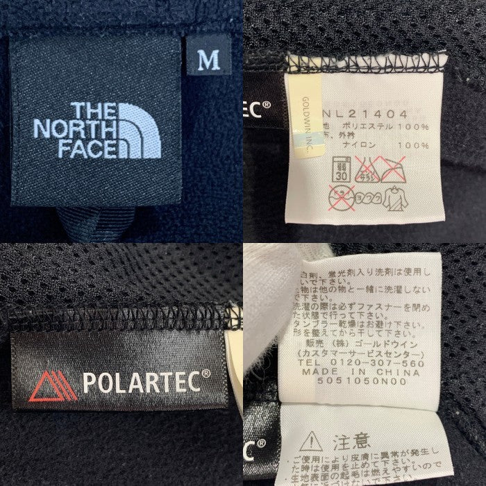 THE NORTH FACE ノースフェイス マウンテンバーサマイクロジャケット フリース ブラック NL21404 Size M 福生店