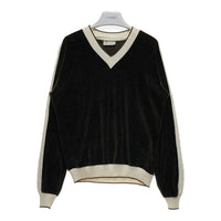 80`s Sears シアーズ KINGS ROAD ベロア Vネック セーター ブラウン Size - 瑞穂店