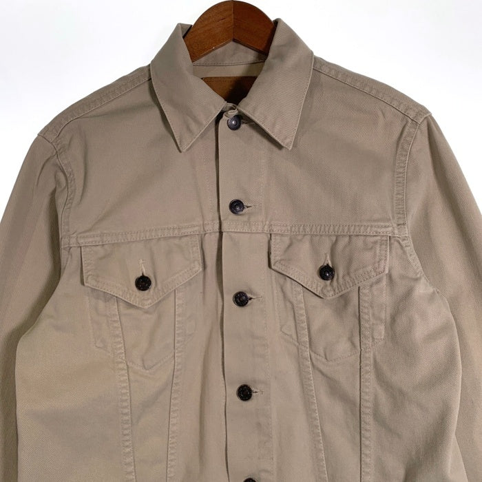 90's Levi's リーバイス コットン ツイル トラッカージャケット ボタン裏 J30 アイボリー 70505-01 Size 38 福生店