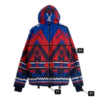 RLX RALPH LAUREN ラルフローレン ネイティブ柄 中綿 ダウンジャケット レッド ブルー ホワイト Size S 福生店