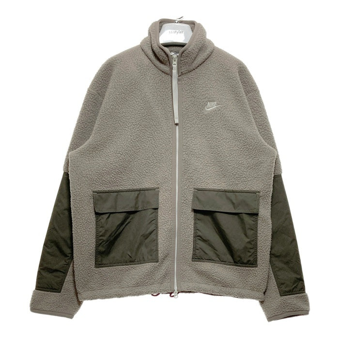 NIKE ナイキ ジップアップ フリースジャケット グレー DD5022-087 Size L 瑞穂店