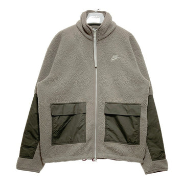 NIKE ナイキ ジップアップ フリースジャケット グレー DD5022-087 Size L 瑞穂店