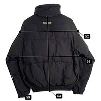 ESSENTIALS エッセンシャルズ Puffer Jacket パファージャケット 中綿 ブラック コットン ナイロン Size XS 福生店