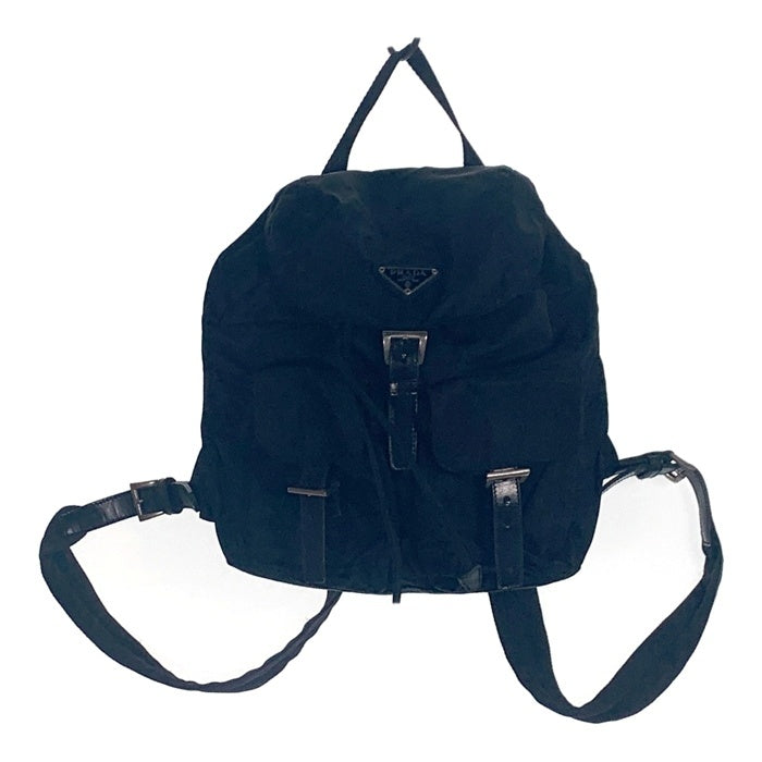 PRADA プラダ B6677 テスート ナイロン バックパック リュック ミニ ブラック 福生店