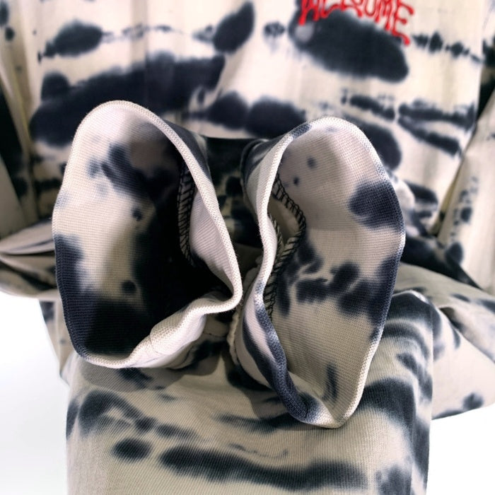 Welcome Skateboards Inkblots Black & Bone Tie Dye Long Sleeve T-Shirts ロンT ロングスリーブ 長袖 Tシャツ タイダイ  Size L 福生店