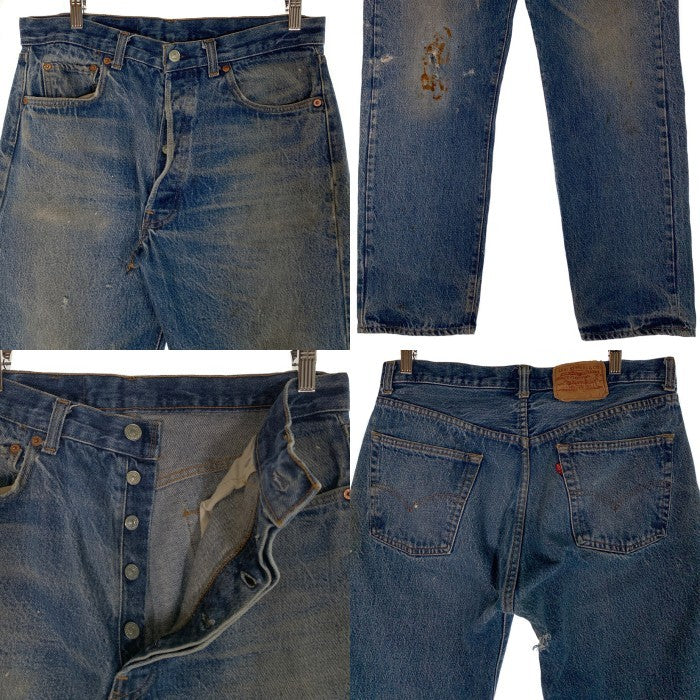 80's Levi's リーバイス 501 デニムパンツ インディゴ USA製 トップ裏653 Size 35 福生店