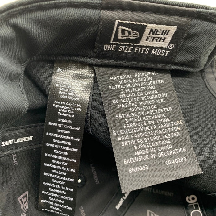 SAINT LAURENT サンローラン New Era ニューエラ 9FORTY ベースキャップ ブラック 687687YCL361000 福生店