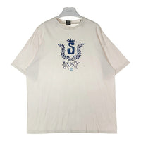 STUSSY ステューシー 月桂樹ロゴ プリントTシャツ ホワイト sizeXL 瑞穂店