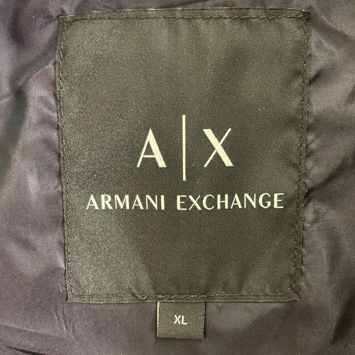 ARMANI EXCHANGE アルマーニエクスチェンジ 8NZB50 ZNXYZ フーデット ポリエステルジャケット ブラック sizeXL 瑞穂店