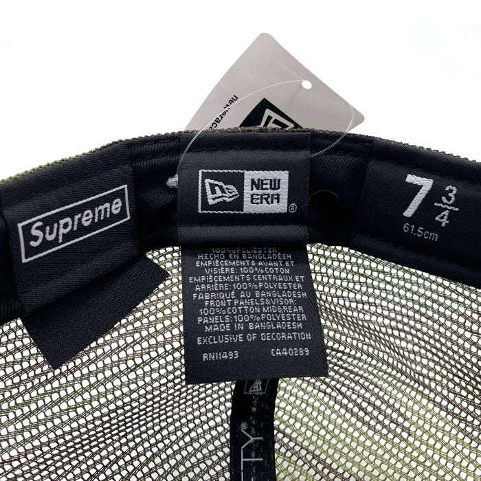 SUPREME シュプリーム NEW ERA ニューエラ 24SS Box Logo Mesh Back New Era 59FIFTY ボックスロゴ サイドパッチ メッシュ ベースボール キャップ ウッドランド カモ Size 7 3/4 (61.5cm) 福生店