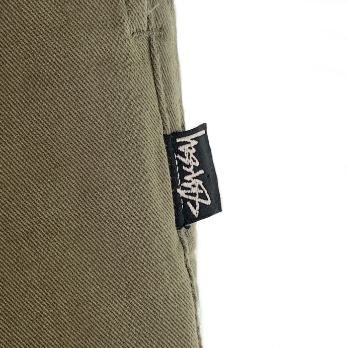80's STUSSY ステューシー コットン ビーチパンツ イージー オリーブ USA製 Size XS 福生店