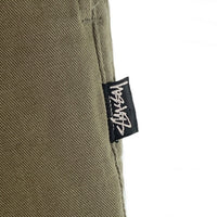 80's STUSSY ステューシー コットン ビーチパンツ イージー オリーブ USA製 Size XS 福生店
