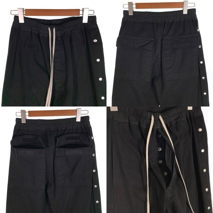 DRKSHDW ダークシャドウ リックオウエンス プッシャーロングパンツ ブラック キャンバス地 DU01E3393-CVS Size S 福生店