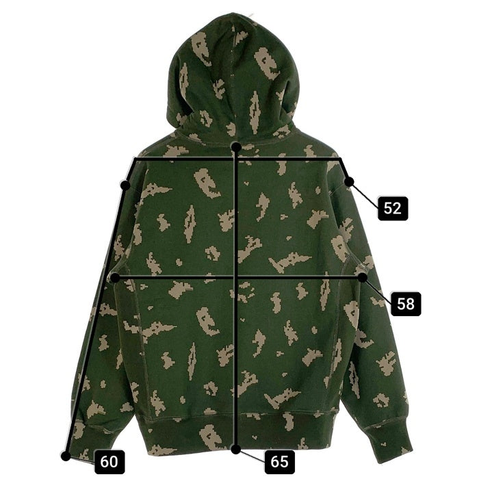 SUPREME シュプリーム 21AW Box Logo Hooded Sweatshirt ボックスロゴ プルオーバースウェットパーカー ロシアンカモ オリーブ Size S 福生店