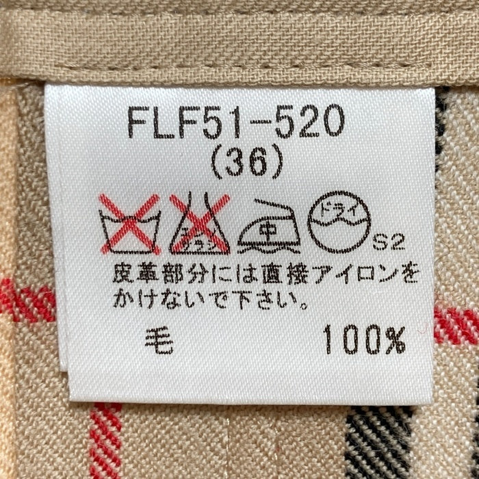 BURBERRY BLUE LABEL バーバリー ブルーレーベル FLF51-520 ノバチェック ラップスカート ベージュ size36 瑞穂店