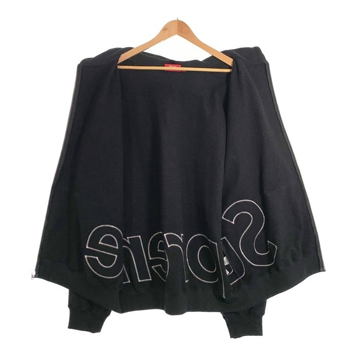 SUPREME シュプリーム 25SS Big Logo Zip Up Hooded Sweatshirt ビッグロゴ ジップアップ スウェットパーカー ブラック Size XXL 福生店
