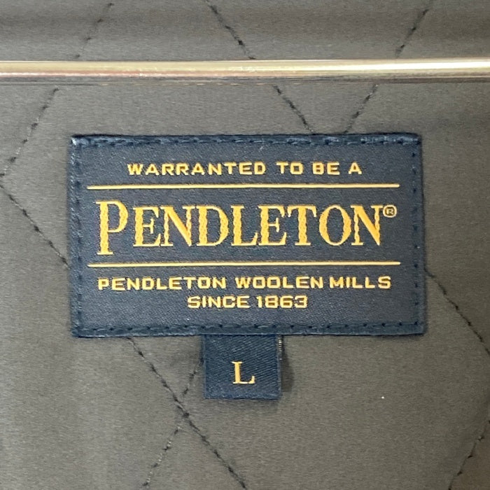 PENDLETON ペンドルトン ニコアンド別注 ZIP CPOジャケット ブラウン×イエロー sizeL 瑞穂店