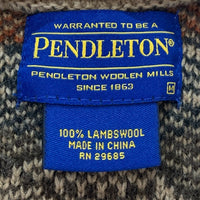 PENDLETON ペンドルトン ショールカラー ウールニットカーディガン ベージュ Size M 福生店