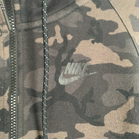 NIKE ナイキ カモフラ テック フリース パーカー ブラック カモ Size S 福生店