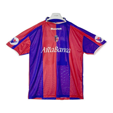 Macron マクロン ボローニャFC 03-04 ホーム ユニフォーム NAKATA 中田英寿 ブルーxレッド sizeL 瑞穂店