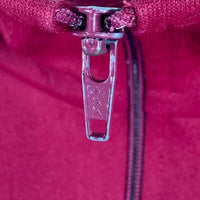 80's adidas アディダス トラックジャケット トレフォイル 刺繡ロゴ レッド Size L 福生店