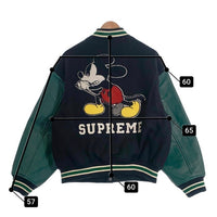 SUPREME シュプリーム NUMBER (N)INE ナンバーナイン 25AW Mickey Mouse Varsity Jacket ミッキーマウス バーシティジャケット ブラック グリーン Size M 福生店