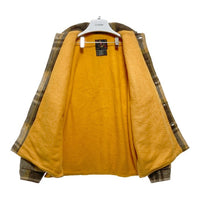 C.P.O. 70's 台湾製 リネン混 ウール チェックCPOシャツ ブラウン size- 瑞穂店