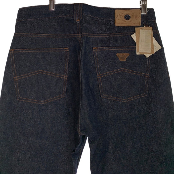 ARMANI JEANS アルマーニジーンズ 15YEARS テーパードデニムパンツ インディゴ ボタンフライ Size 34 福生店