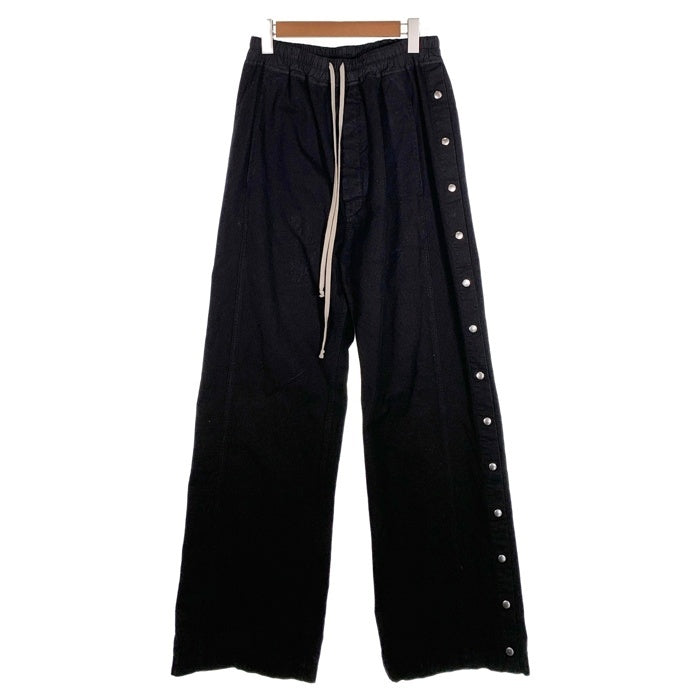 DRKSHDW ダークシャドウ リックオウエンス プッシャーロングパンツ ブラック キャンバス地 DU01E3393-CVS Size S 福生店