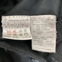 SPORTMAX スポーツマックス マックスマーラ ダブルボタンコート ウールXアンゴラ ダークグレー size38 瑞穂店