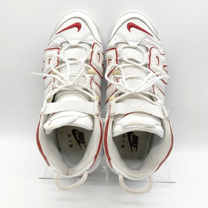 NIKE ナイキ スニーカー AIR MORE UPTEMPO ナイキ エア モア アップテンポ WHITE VARSITY RED ホワイト×レッド  28cm 瑞穂店