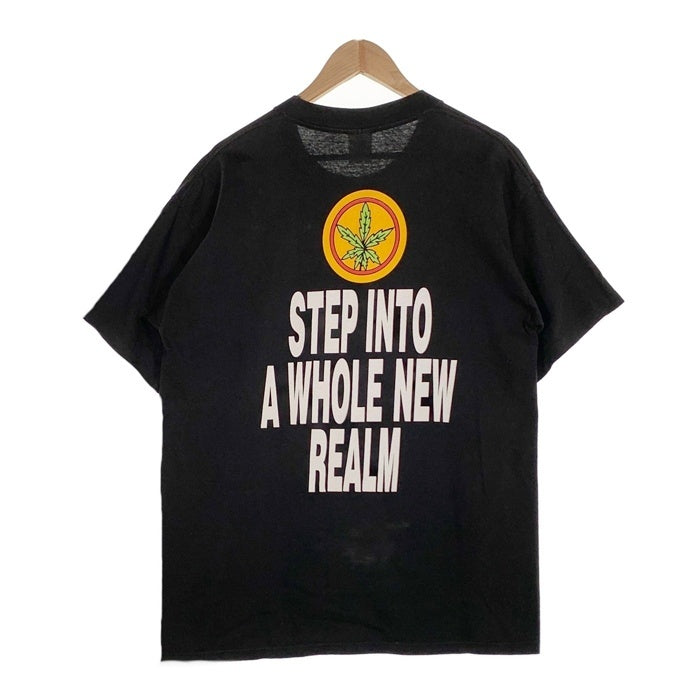 90's CYPRESS HILL サイプレスヒル STEP INTO A WHOLE NEW REALM プリントTシャツ ブラック GEM USA製 1993コピーライト Size XL 福生店