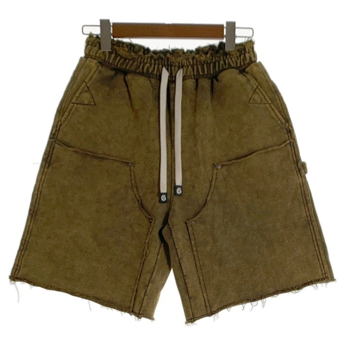 GODSPEED ゴッドスピード Carpenter Distressed Shorts カーペンター ディストレスト ショーツ ベージュ Size S 福生店