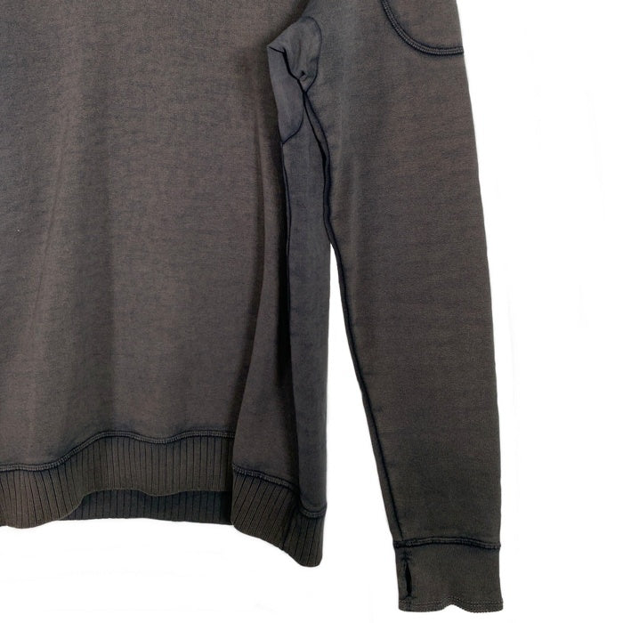 DENHAM デンハム CARVER SWEAT VRF 加工 クルーネックスウェットトレーナー フェードブラック Size M 福生店