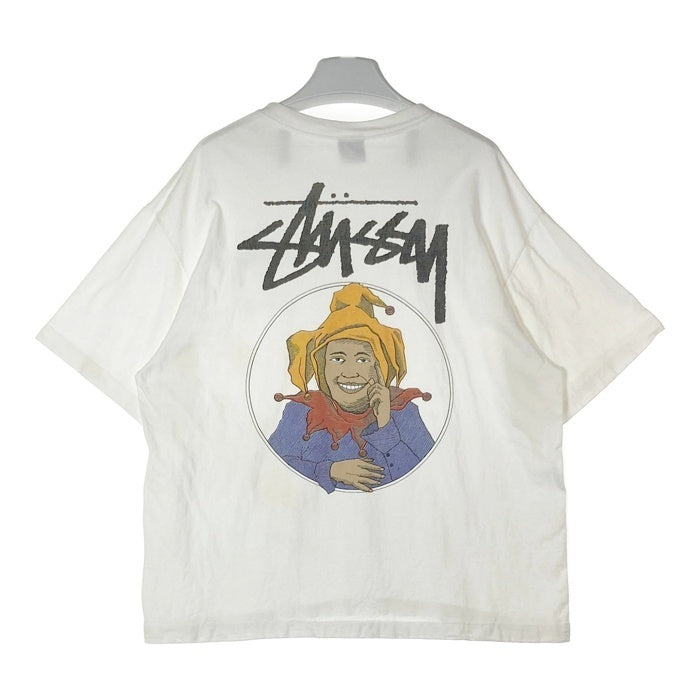 STUSSY ステューシー ジョーカープリント Tシャツ OLD ヴィンテージ ホワイト sizeXL 瑞穂店