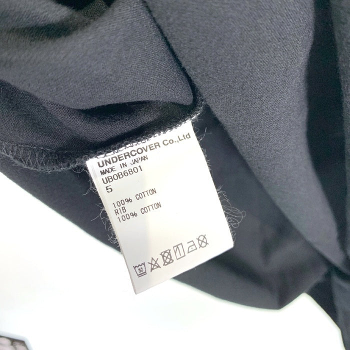 UNDERCOVER アンダーカバー UNISEX BASIC TEE U ユニセックス ベーシックTシャツ プリント ブラック UB0B6801 Size 5 福生店