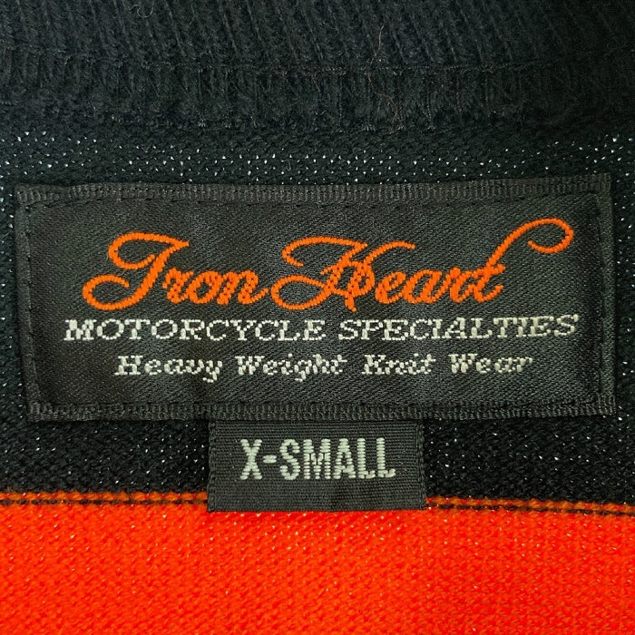 IRON HEART アイアンハート ボーダー Tシャツ オレンジ sizeXS 瑞穂店
