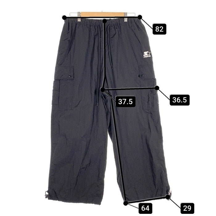 STARTER BLACK LABEL スターターブラックレーベル ナイロン カーゴパンツ ブラック ST-ST146 Size XL 福生店
