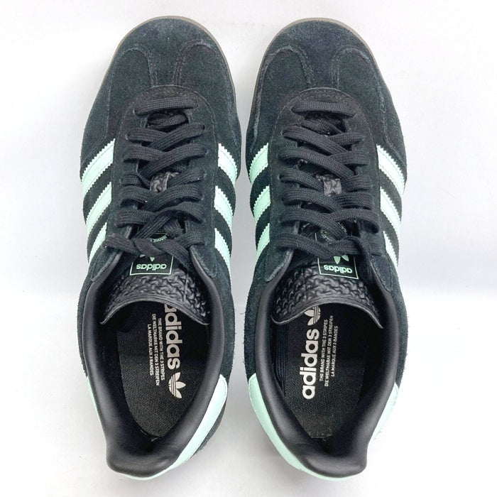 adidas アディダス JR7112 Gazelle Indoor ガゼル スニーカー ブラックxミント size27cm 瑞穂店