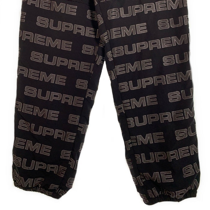 SUPREME シュプリーム 21SS Logo Ripstop Track Pant ロゴリップストップ トラックパンツ ブラック Size XL 福生店
