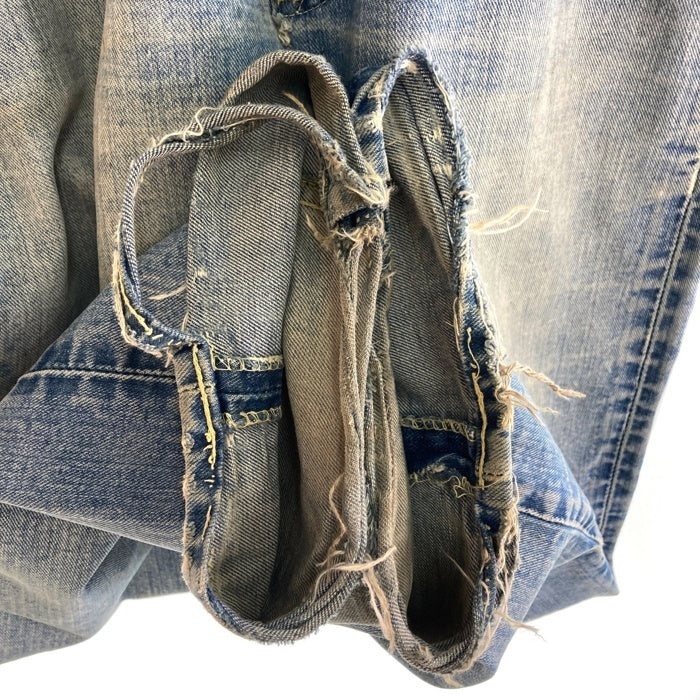 Lee リー 200 70's サイド黒タグ ポケット大文字タグ TALONセミオート デニムパンツ ライトインディゴ size34 瑞穂店