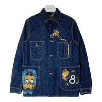 HELLER'S CAFE ヘラーズカフェ WAREHOUSE ウエアハウス LARRY'S COLLECTION 1950's Military Art Coverall カバーオール インディゴ size38 瑞穂店