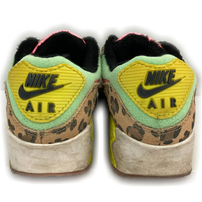 NIKE ナイキ AIR MAX 90LX Denim Leopard Print スニーカー ライムグリーン CW3499-300 Size23.5cm 瑞穂店