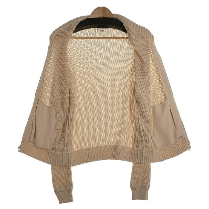 The Blurred Clothing ブラードクロージング ジップアップ ニットセーター アイボリー Lot154 Size 36 福生店