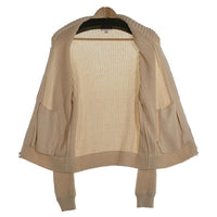 The Blurred Clothing ブラードクロージング ジップアップ ニットセーター アイボリー Lot154 Size 36 福生店