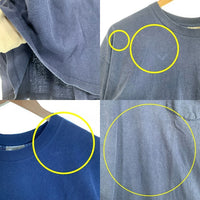 80-90's Sears シアーズ ポケットTシャツ ネイビー 耳付き USA製 Size XXL 福生店