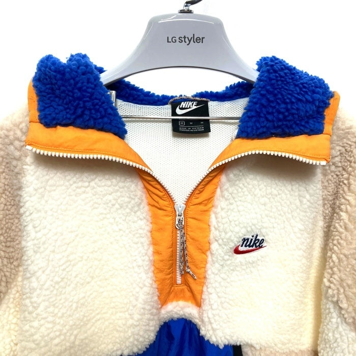 NIKE ナイキ BV3767-133 ハーフジップ ボアフリースジャケット ホワイト sizeM 瑞穂店