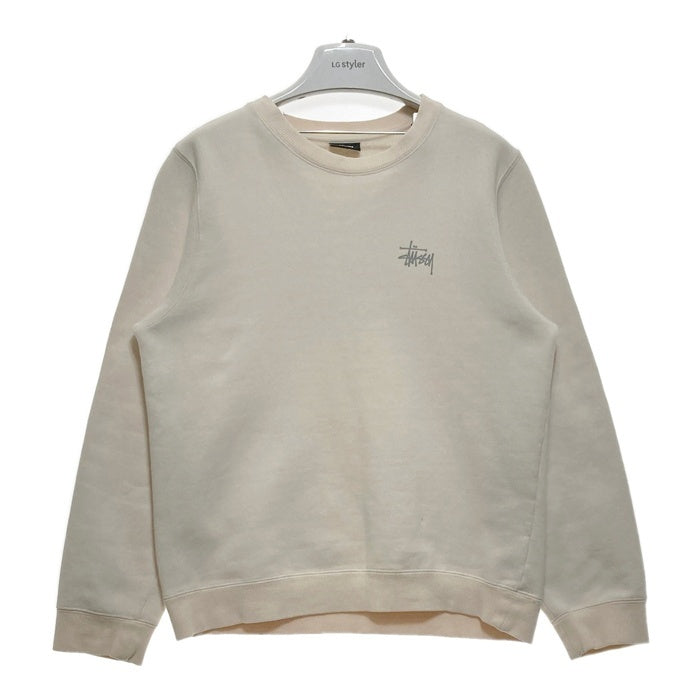 STUSSY ステューシー ショーンフォント スウェットトレーナー アイボリー sizeM 瑞穂店